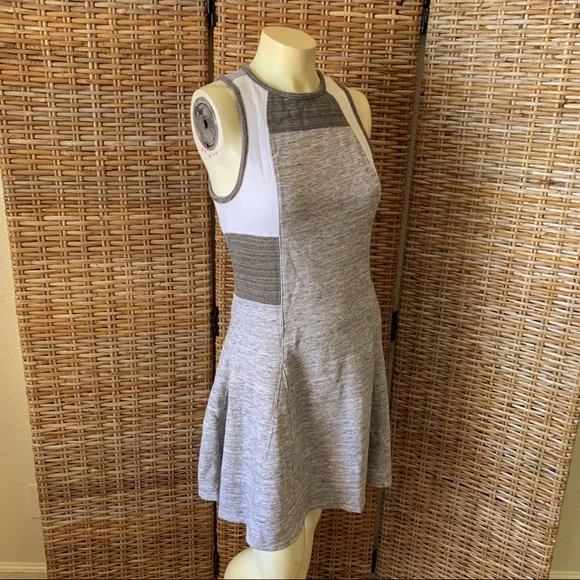 Athleta x Derek Lam Downtown Gray Fit & Flare Tennis Dress Small - Picture 4 of 9